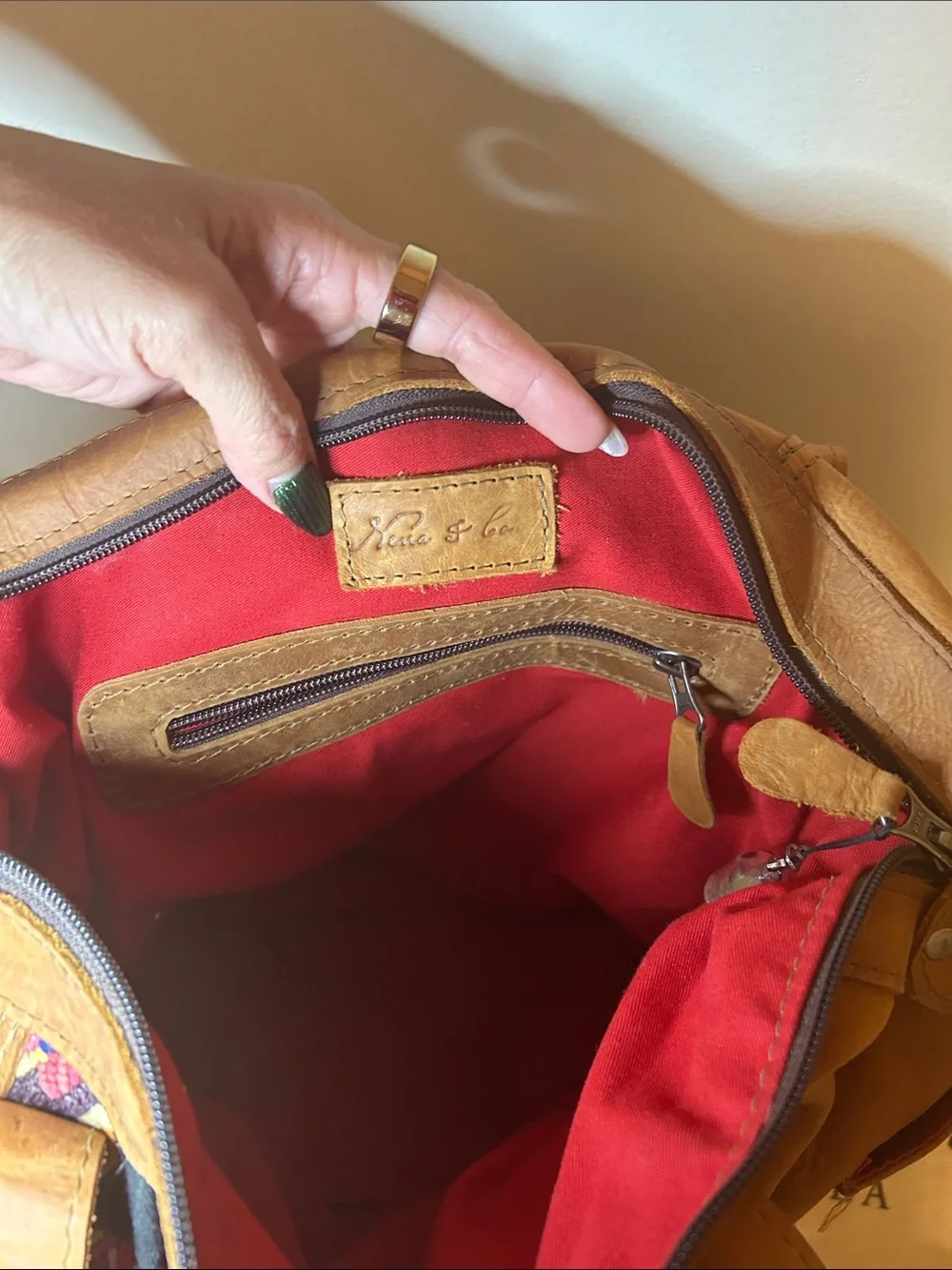 Nena & Co. tan leather
